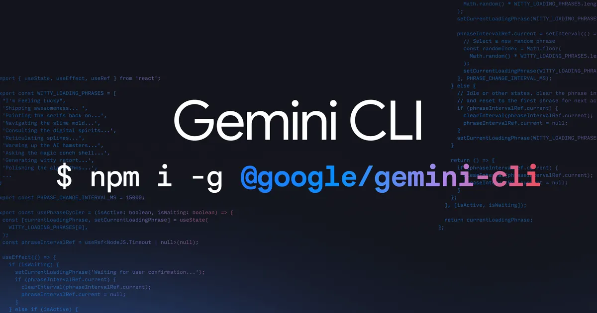 Gemini CLI do Google chega ao terminal com 108 mil estrelas e proteção de pasta