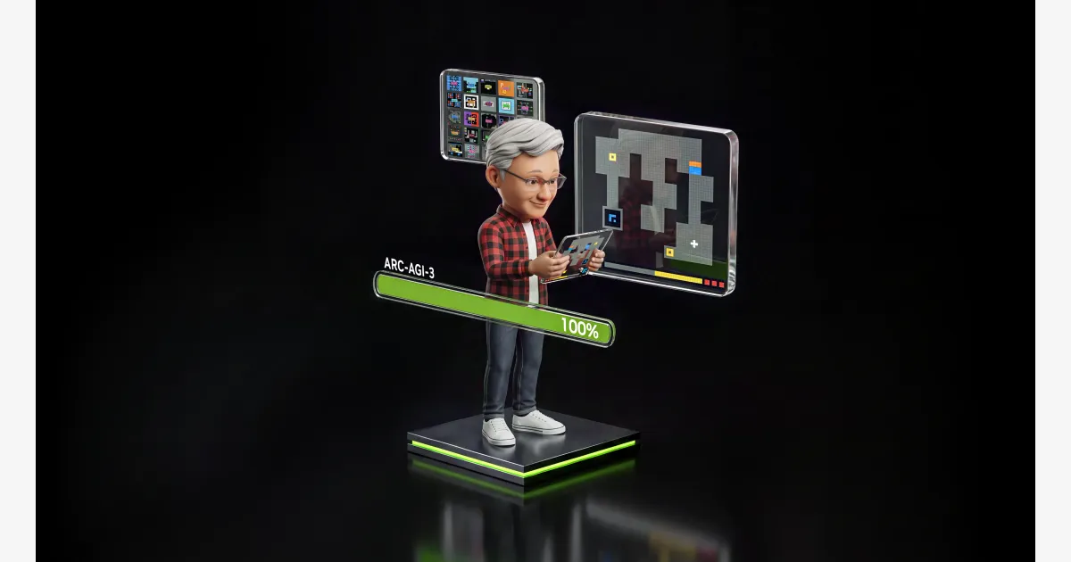 NVIDIA atinge 100% no teste ARC-AGI-3 com novo sistema autônomo AVO