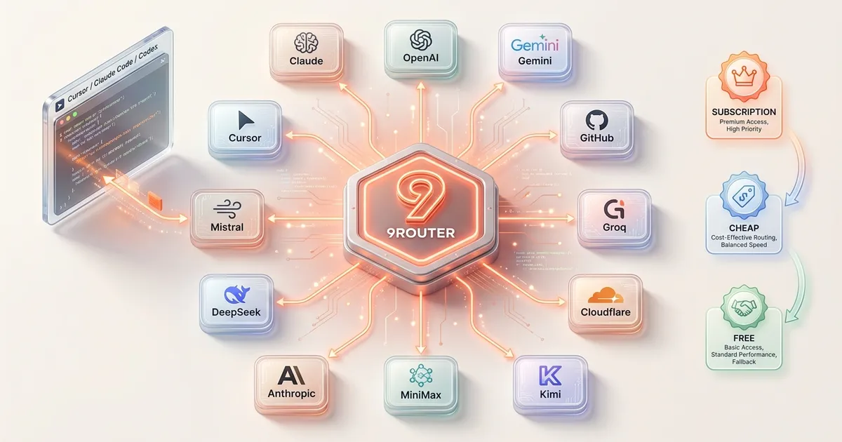 Roteador de IA gratuitos reduz custo de tokens em até 40% e evita limites