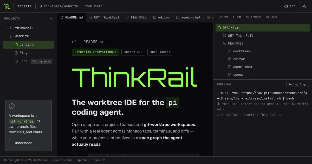IDE com agente de IA que se adapta ao seu fluxo de trabalho