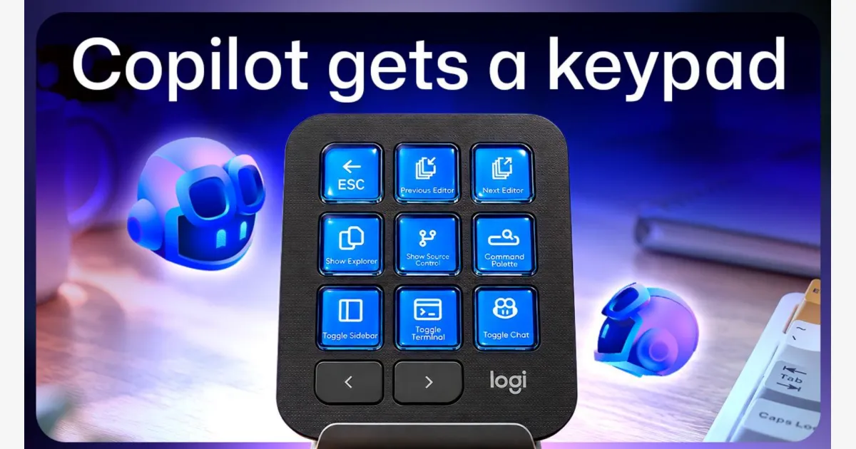 GitHub e Logitech lançam atalho físico para agentes do Copilot