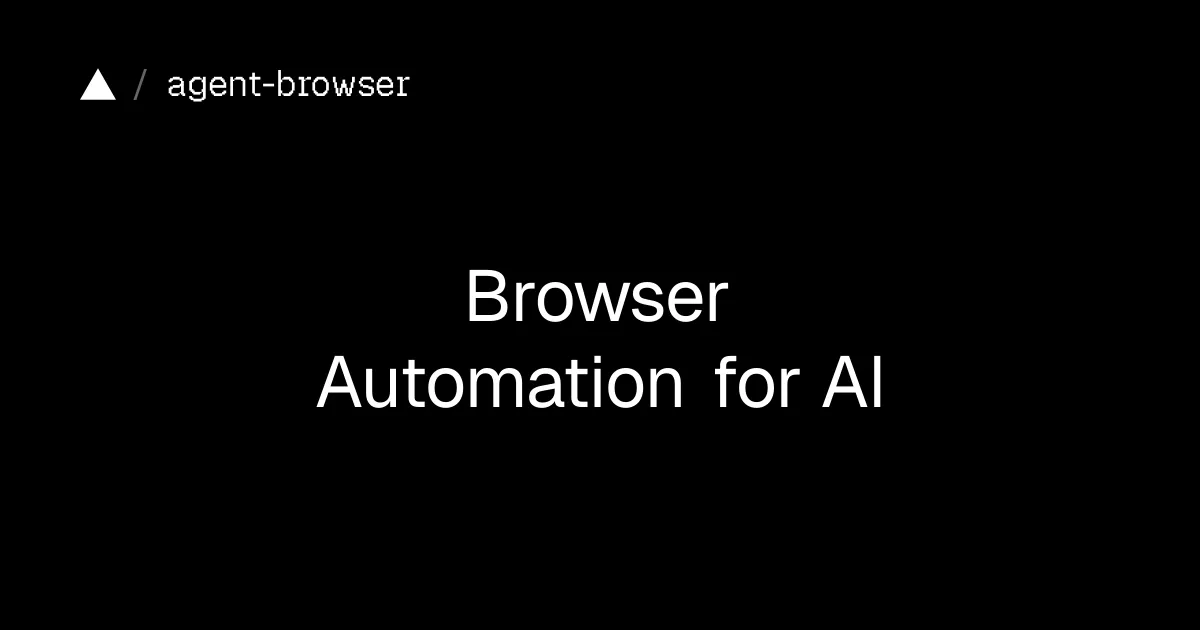 CLI em Rust da Vercel Labs dá a agentes de IA controle direto do navegador