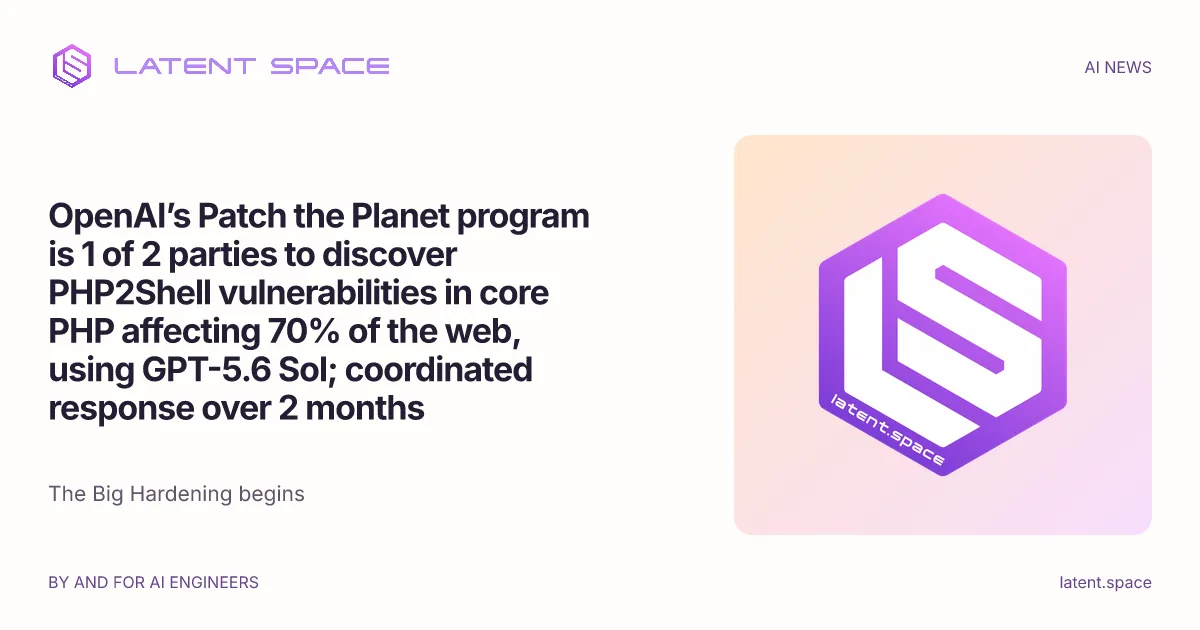 OpenAI e Wiz acham duas falhas no PHP que afetam 70% da web em agosto de 2026