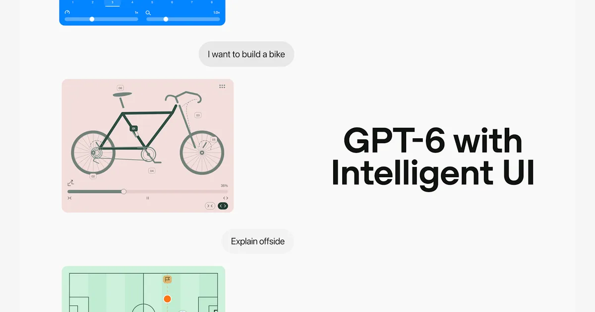 OpenAI libera GPT-6 com interface visual para 1,2 bilhão no ChatGPT