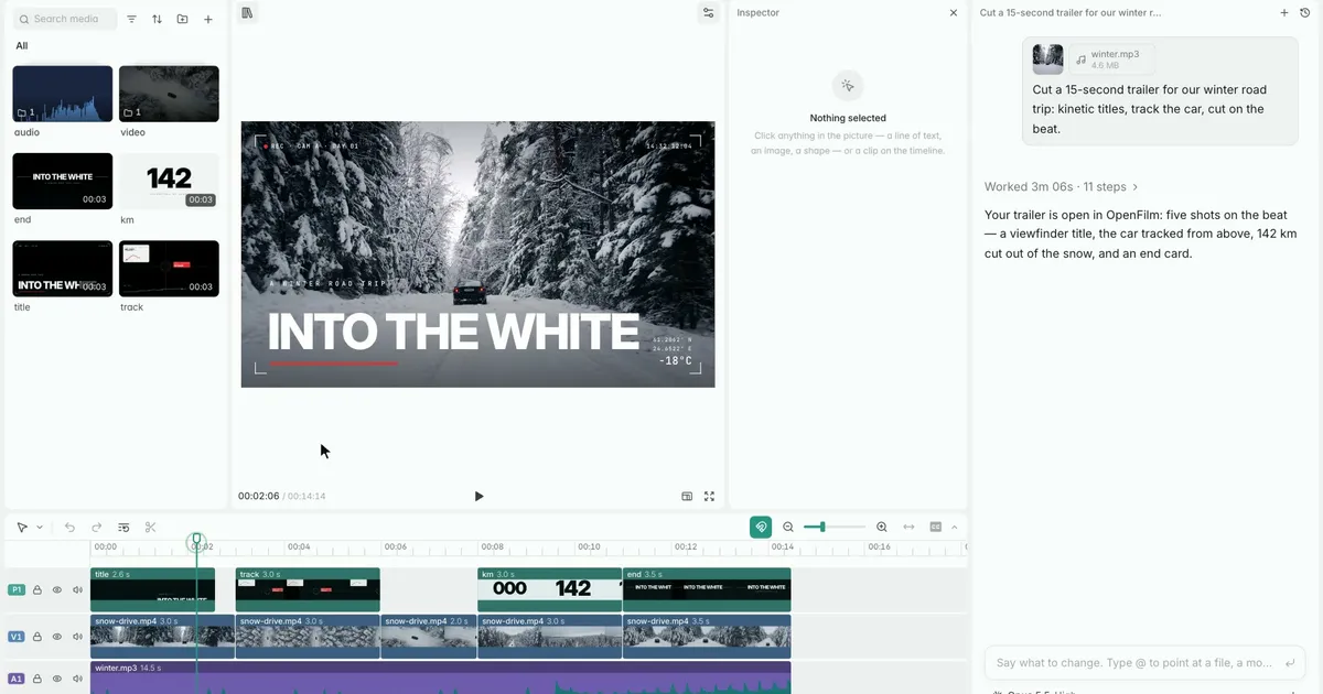 Nova ferramenta transforma agentes de código em editores de vídeo para navegador
