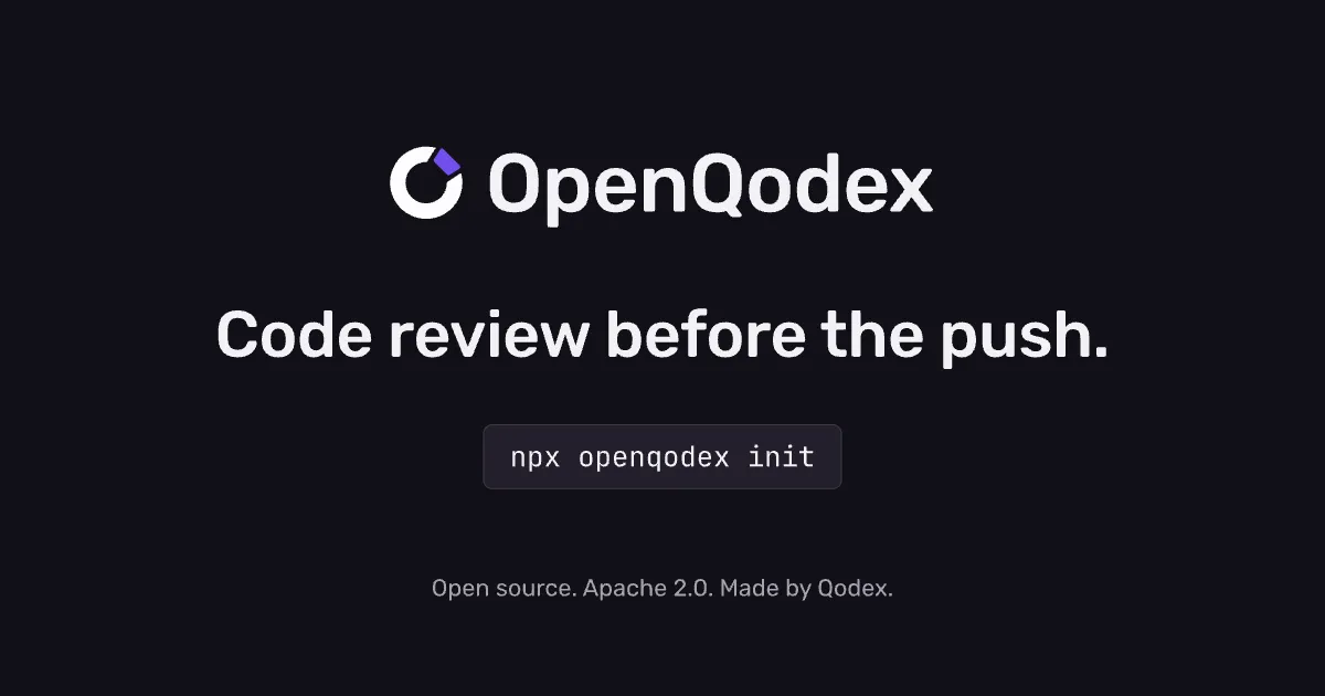 OpenQodex revisa código com Claude e Codex antes do envio ao git