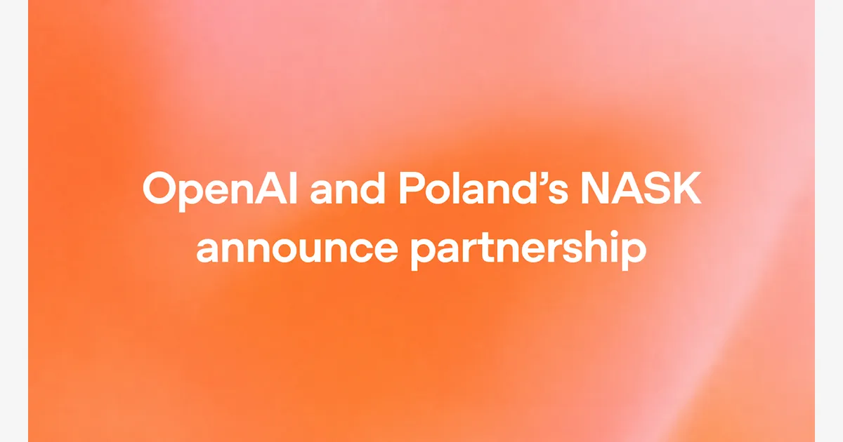 OpenAI e NASK assinam acordo para pesquisa em segurança e risco de IA